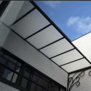 ロートアイアン ロートアルミ製庇キャノピー小屋根 オーダーメイド